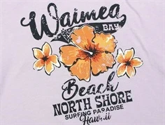 Name It orchid bloom top print